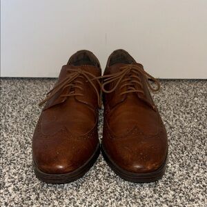 Cole Haan Men's Brown Leather Dress Shoes